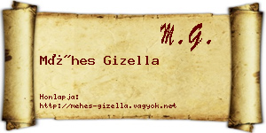 Méhes Gizella névjegykártya